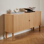 Langley Sideboard - 2 Door - Large - 160cm - Fluted - Oak