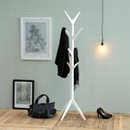 Ascot Coat Hanger - White