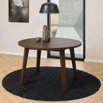 A Line Dining Table - 4 Seater - Round - 120cm - Smoked Oak