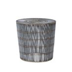 Templar Side Table - Round - Silver Wireframe