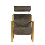 Hoxton Lounge Chair - Ebony Leather
