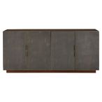 Kempton Sideboard - Walnut and Shagreen - 4 Door - Large - 160cm