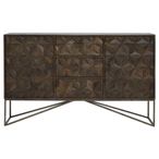 Sadras Sideboard - Solid Mango Wood - 2 Door - Medium