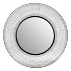 Trento Wall Mirror - Black Circular