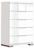 Asti Chest - 5 Drawer - White Gloss