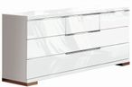 Asti Wide Dresser - White Gloss
