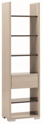 Teodora Bookcase - Cream Gloss