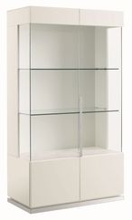 Canova Display Cabinet - 2 Door - White Gloss