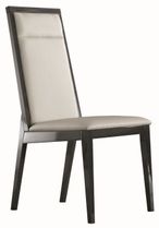 Versilia Dining Chair - Set of 2 - Black Faux Leather