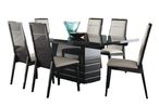 Versilia Extending Dining Set - 6-8 Seater - 160-210cm - Black