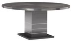 Versilia Round Pedestal Dining Table - 6 Seater - 160cm - Black