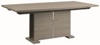 Tivoli Extending Pedestal Dining Table - 6-8 Seater - 160cm-210cm - Grey Wood