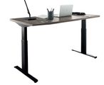 Tivoli Left Desk - Grey Wood