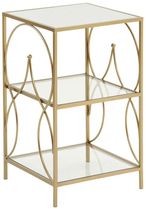 Maci Side Table - Antique Gold