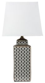 Paris Ceramic Table Lamp - Gold