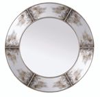 Zahra Wall Mirror - Champagne - Round - Dia 100cm