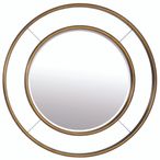 Grace Wall Mirror - Gold - Round