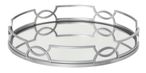 Anna Mirrored Tray - Chrome
