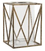 Solomon Candle Holder - Antique Gold - Metal - Large - Set of 2