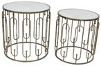 Estela Side Table - Antique Gold - Set of 2