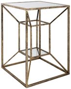 Solomon Side Table - Antique Gold
