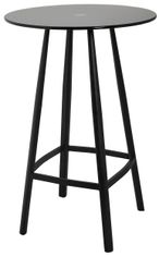 Blake High Side Table - Black