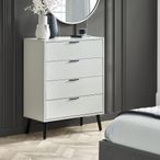 Alba Grey Chest of Drawers - 4 Drawer