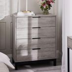Bali Grey Oak Chest of Drawers - 4 Drawer