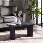 Louis Coffee Table - 90cm - Black - Fluted Base