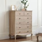 Camille Chest of Drawers - 4+2 Drawer - French Style - Oak