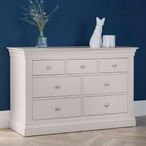 Clermont Chest of Drawers - 4+3 Drawer - Soft Grey