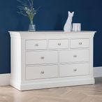 Clermont Chest of Drawers - 4+3 Drawer - White