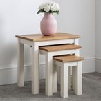 Coxmoor Nest of Tables - Set of 3 - Ivory