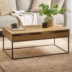 Kade Coffee Table - Storage - Oak