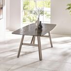 Callisto Dining Table - 8 Seater - 200cm - Smoked Bubble Glass