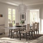 Modern Kali Dining Table - 6 Seater - 160cm - Taupe