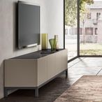 Modern Kali TV Unit - 4 Door - Taupe