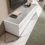 Modern Mara TV Unit - 195cm - White