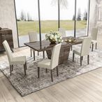 Modern Medea Pedestal Dining Table - 6 Seater - 160cm - Vintage Oak
