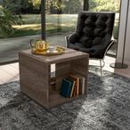Modern Medea Lamp Table - Vintage Oak