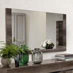 Modern Medea Wall Mirror - 144cm - Vintage Oak