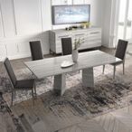 Mia Extending Dining Table - 6-8 Seater - 180cm-225cm - Grey