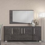Status Sarah Day Buffet Sideboard - 202cm - 4 Doors - Grey Birch