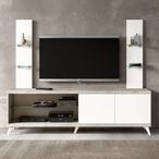 Modern Treviso TV Unit - 202cm - White
