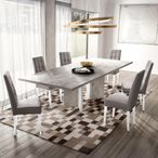 Modern Treviso Dining Table - 6 Seater - 180cm - White