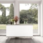 Modern Treviso Large Buffet Sideboard - 3 Door - White
