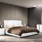 Modern Bianca Bed - White - Sizes Available