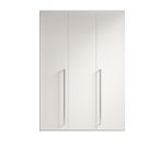 Modern Treviso Wardrobe - 3 Door - Grey