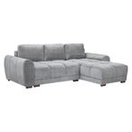 Azzuro Universal Corner Sofa Bed - Grey - Storage