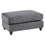 Windsor Footstool - Grey